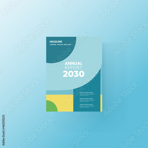 브로슈어 및 북커버 디자인 템플릿
