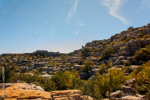 Torcal de Antequera, en la localidad de Antequera, provincia de Málaga, Andalucía, España.