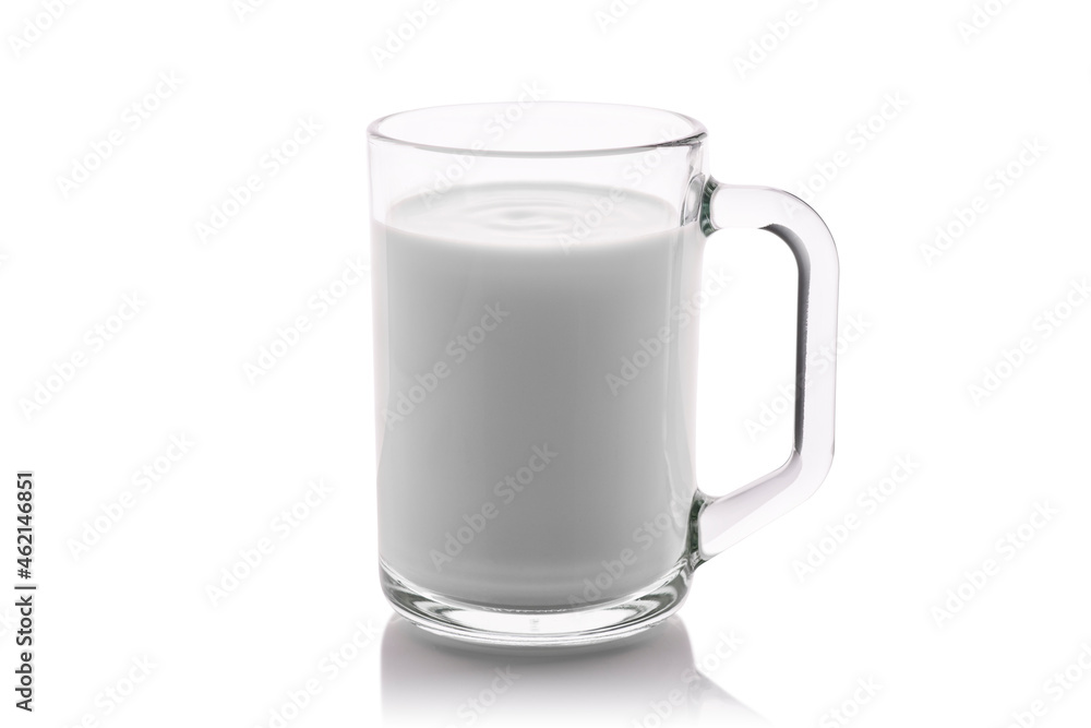milk in a glass. milk in a clear glass isolated on a white background. milk in a glass. milk in a clear glass isolated on a white background.