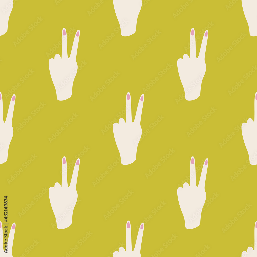 Seamless vector hands gesture pattern. Stylish pattern for design, fabric, textile etc. Seamless vector hands gesture pattern. Stylish pattern for design, fabric, textile etc.
