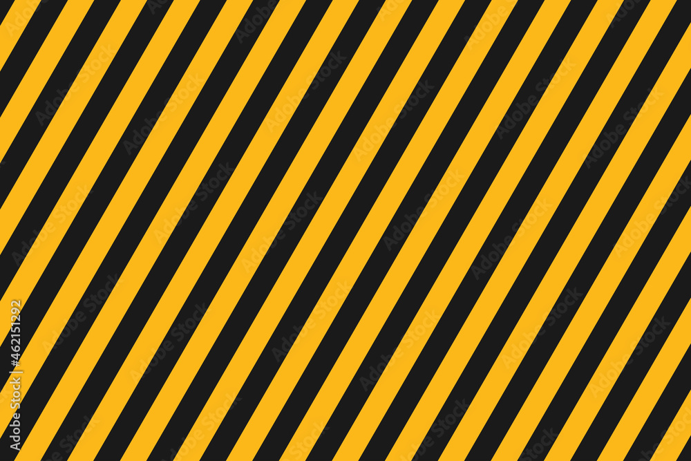 Warning tape. Black and yellow striped warning sign. Caution and danger sign.