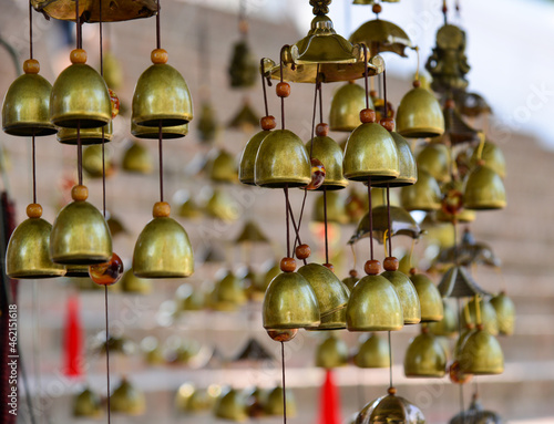 Wind chimes sold in souvenir shops