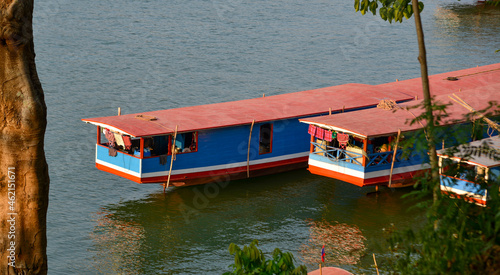 Tourist boat on Mekong River