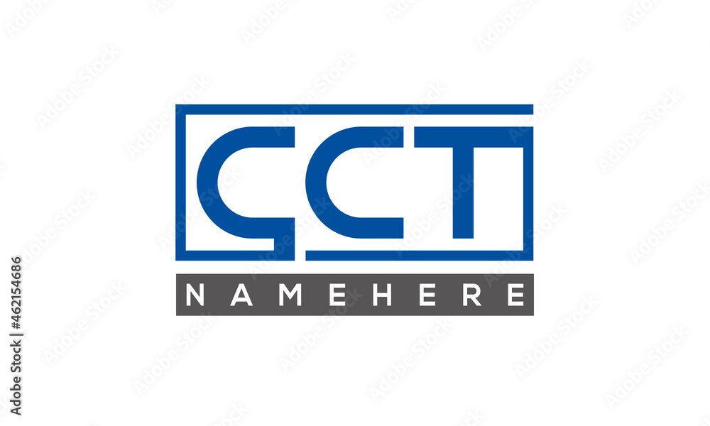 CCT creative three letters logo CCT creative three letters logo