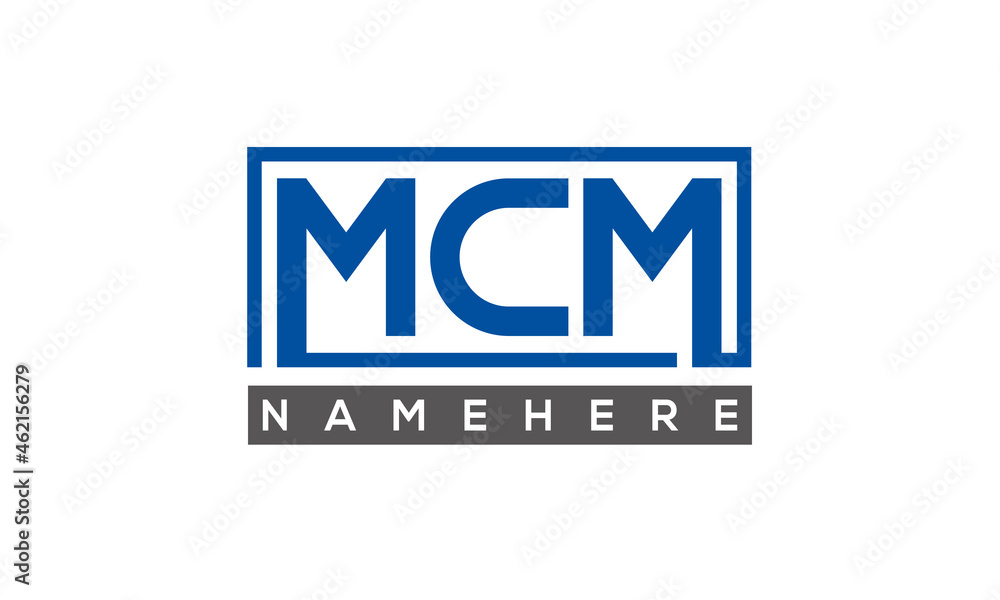 MCM creative three letters logo MCM creative three letters logo