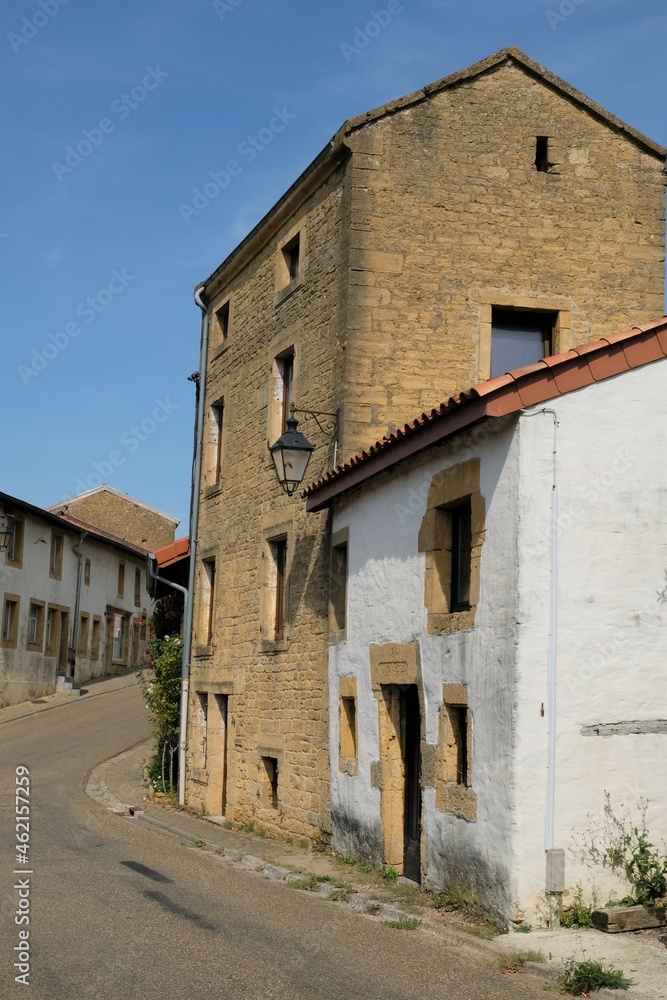 Vieilles maisons gaumaises à Torgny dans le sud de la Belgique