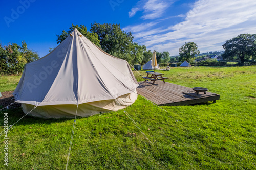 tent yurt campsite © david hughes