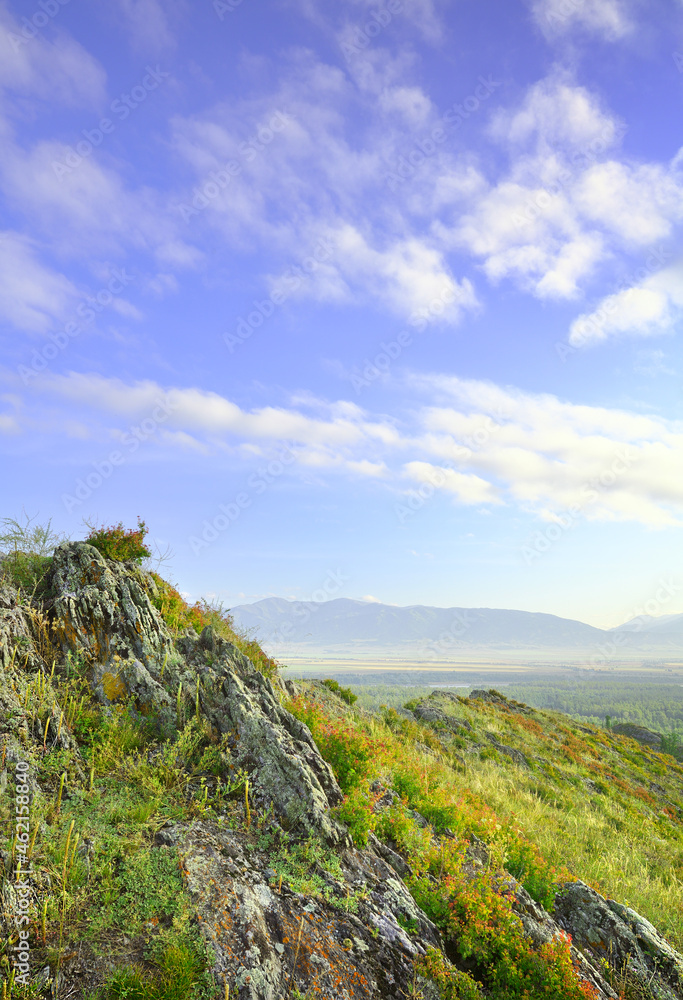 Uymon valley in the Altai Mountains Uymon valley in the Altai Mountains