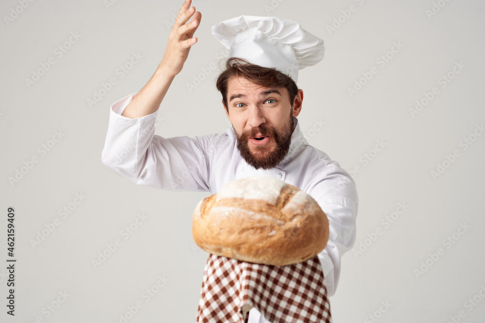Chef Cooking bakery Professional emotions Chef Cooking bakery Professional emotions