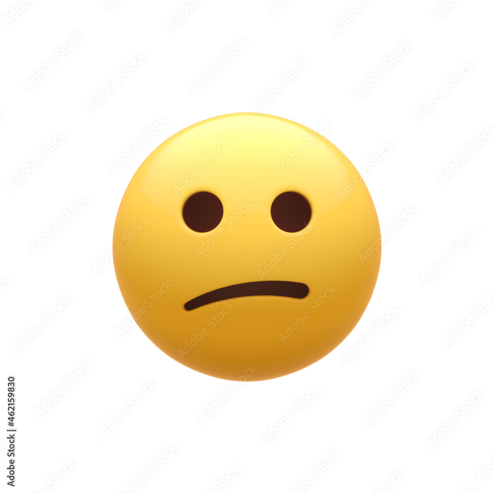 Fototapeta premium Confused Smiley Face