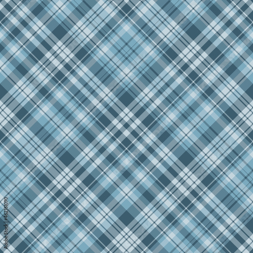 Seamless pattern in blue-gray colors for plaid, fabric, textile, clothes, tablecloth and other things. Vector image. 2