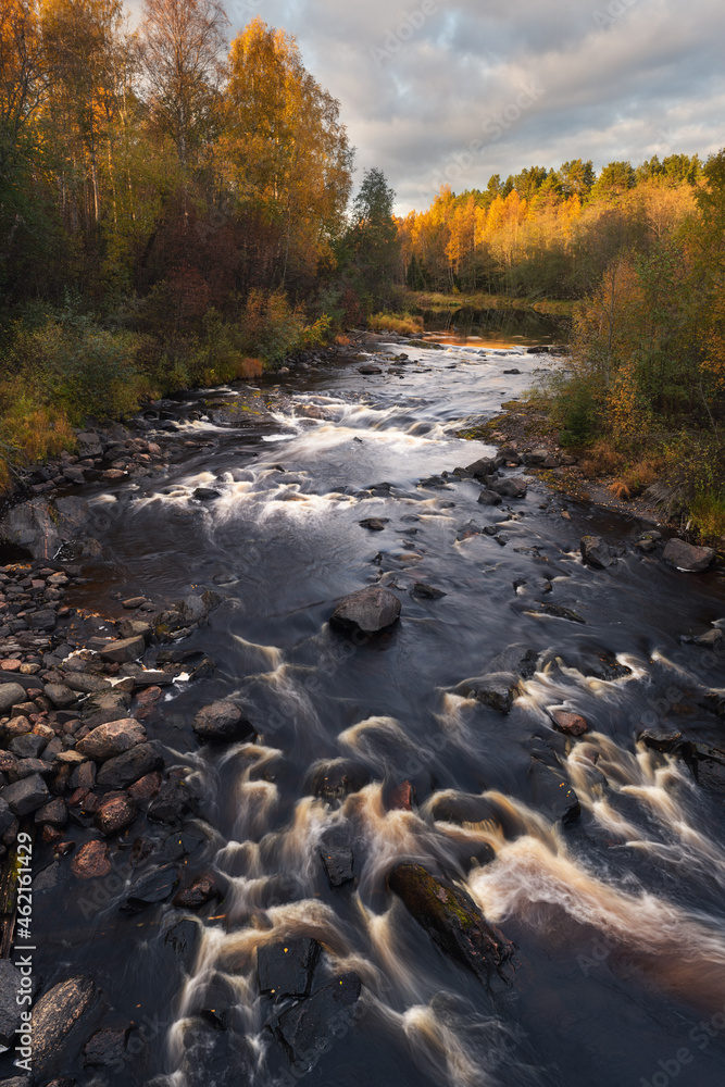 Autumn moments in Karelia. Salmi, Pitkyarantsky district, Republic Karelia, Russia Autumn moments in Karelia. Salmi, Pitkyarantsky district, Republic Karelia, Russia
