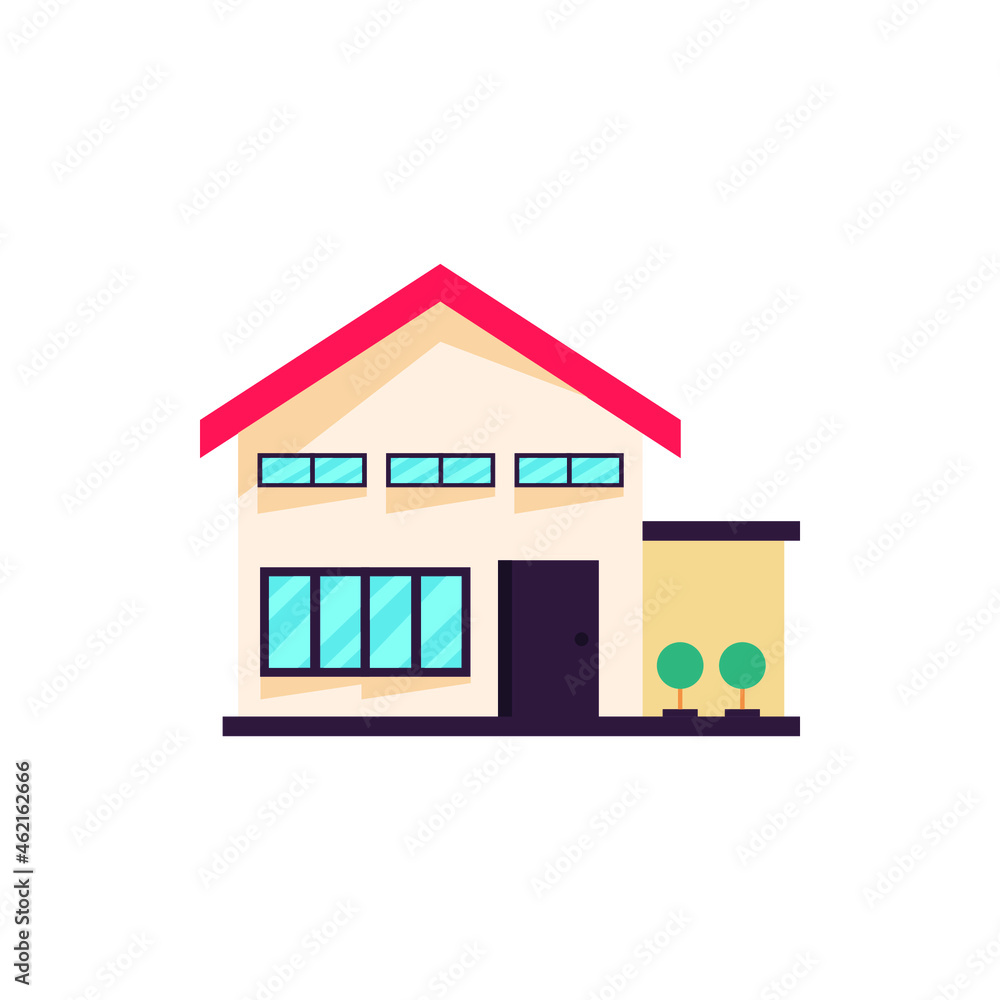 little home style vector illustration design on white background little home style vector illustration design on white background