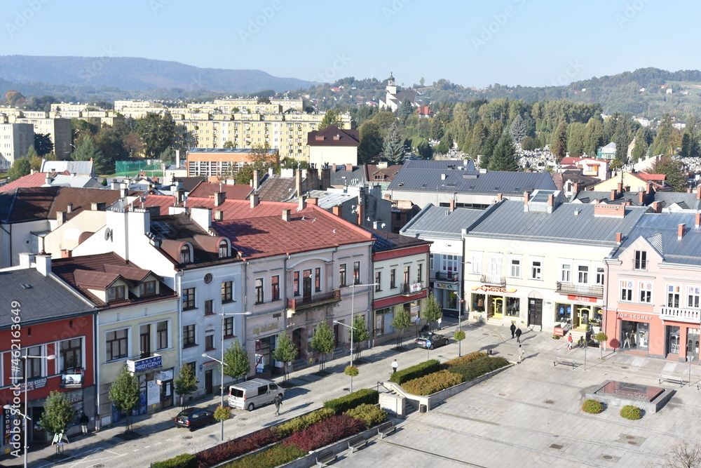 Obraz premium Gorlice, miasto w województwie małopolskim,
