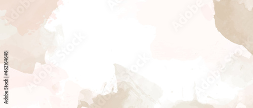 Vector watercolor texture. Hand drawn pastel color abstract vector illustration for background, cover, interior decor and other users. Template for design. Empty blank.	
