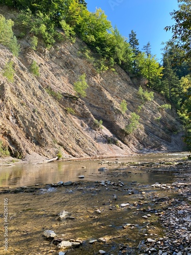 Olza Wall at the gorge of the Wislok River photo