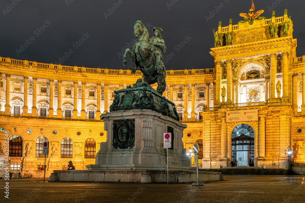 Hofburg, Hapsburg royal palace in Vienna, Austria