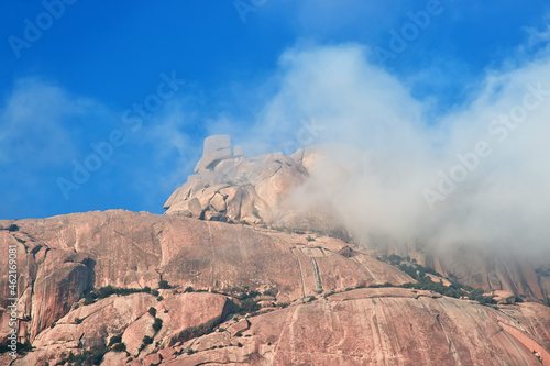 Nature of Hejaz Mountains close Taif city in Makkah Province, Saudi Arabia photo