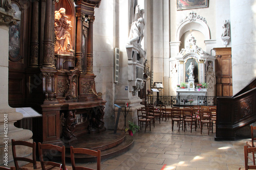 saint-sébastien church in nancy in lorraine (france) 