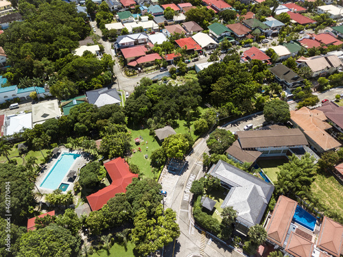 Aerial of South Bay Gardens, an affluent neighborhood in Paranaque, Metro Manila. photo