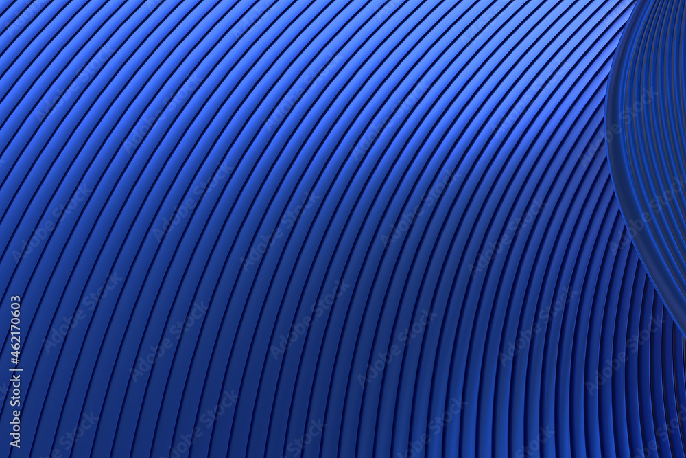 blue Abstract wall wave architecture abstract background 3d rendering ,blue background for presentation blue Abstract wall wave architecture abstract background 3d rendering ,blue background for presentation