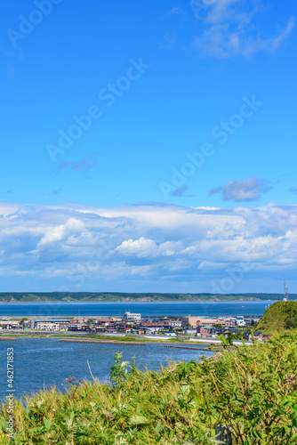 北海道　霧多布の町と海と  © rujin