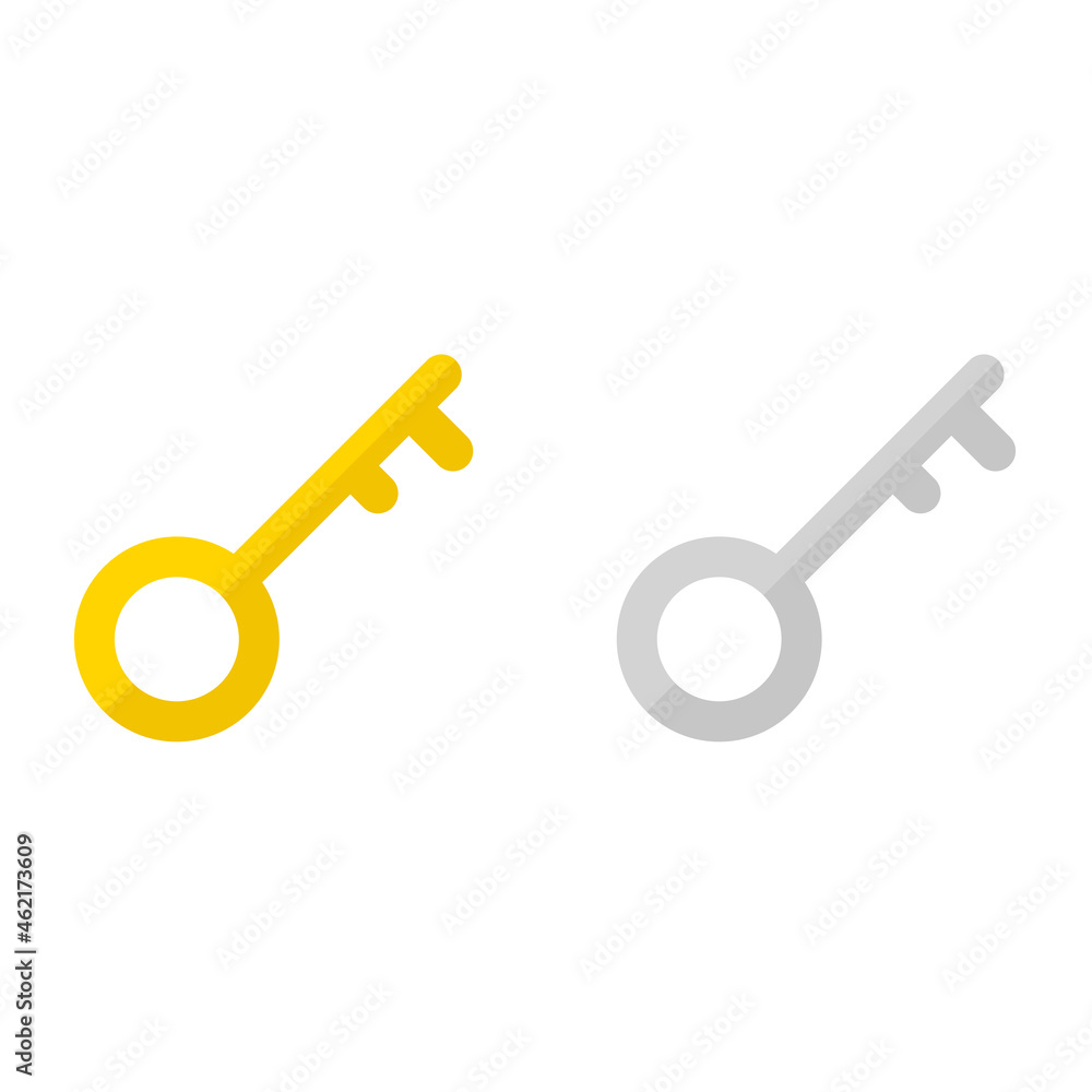 Key flat icon Key flat icon