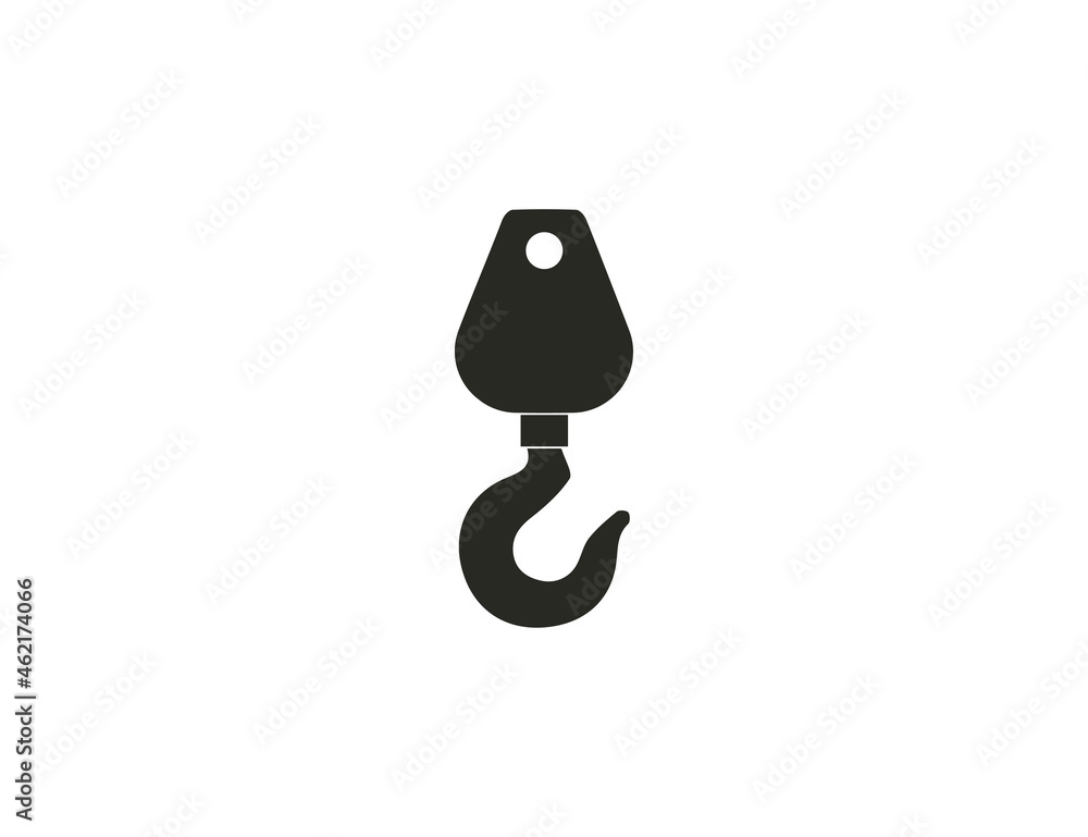 Crane, hook, industrial, lift icon. Vector illustration. Crane, hook, industrial, lift icon. Vector illustration.