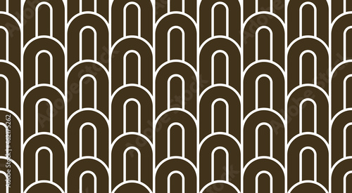 Seamless pattern with twisted lines, vector linear tiling background, stripy weaving, optical maze, twisted stripes.