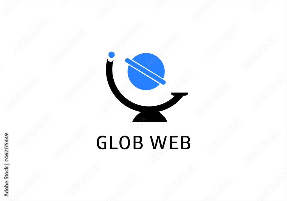 global web logo design template for website and other online sites global web logo design template for website and other online sites