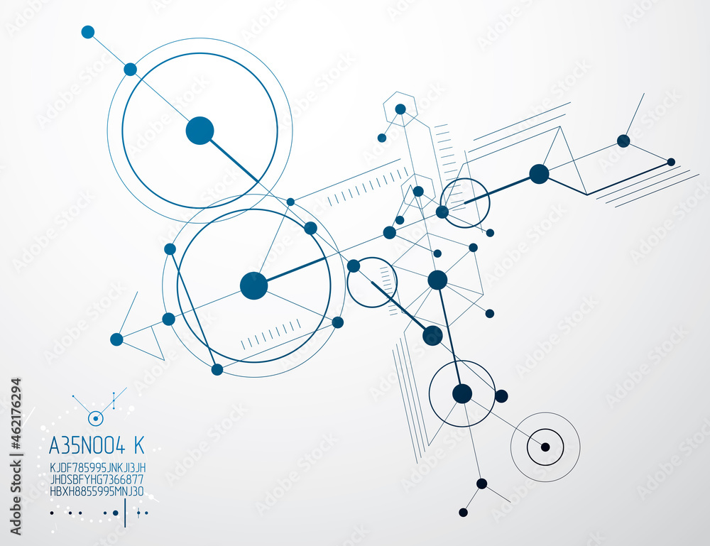 Futuristic abstract vector technology background. Mechanical engineering wallpaper. Futuristic abstract vector technology background. Mechanical engineering wallpaper.