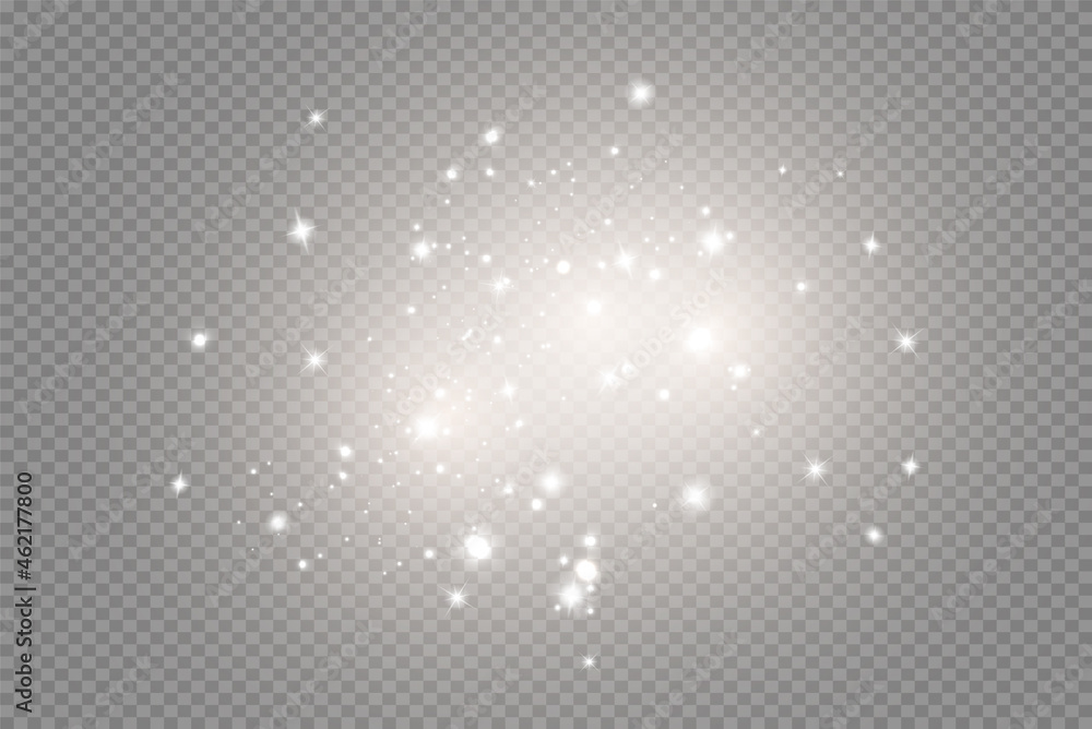The dust is yellow. yellow sparks and golden stars shine with special light. Vector sparkles on a transparent background. Christmas light effect. Sparkling magical dust particles. The dust is yellow. yellow sparks and golden stars shine with special light. Vector sparkles on a transparent background. Christmas light effect. Sparkling magical dust particles.