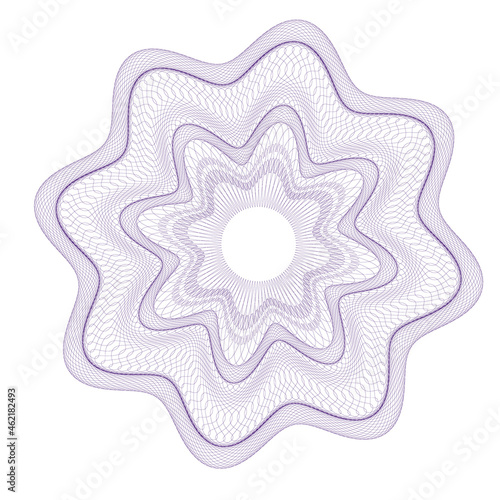 Watermark.Watermark pattern , Watermark banknote pattern. Banknotes check guilloche lines texture, secure waves patterns and passport paper. Currency banknote guilloche, security certificate watermark