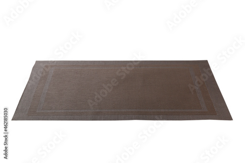 Empty Asian Food Background. place mat on wooden background perspective view with copy space flat lay