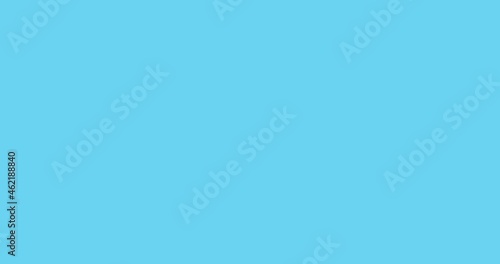 Sun bunnies on blue background. Video Animation. Looping realistic animation