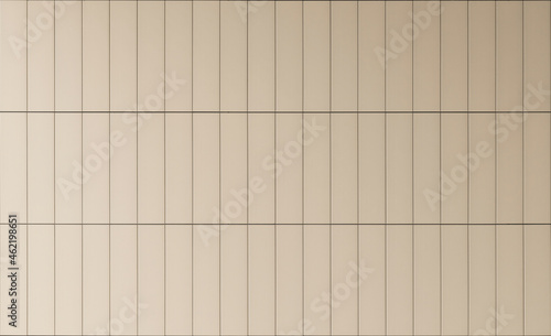 Photo Background of beige long tiles with vertical lines