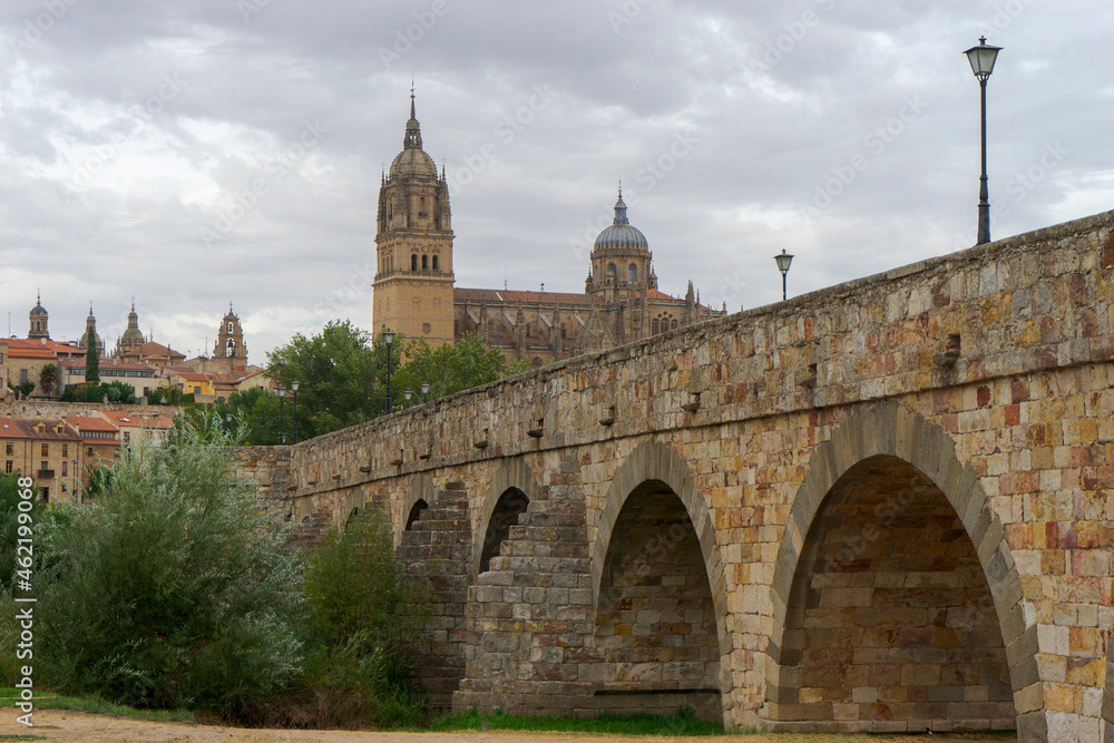 vista del centro histórico de la ciudad de Salamanca, España