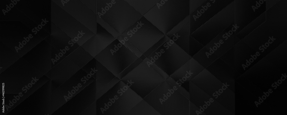 black wallpaper, dark background, 3d paper, abstract wall, texture with ...