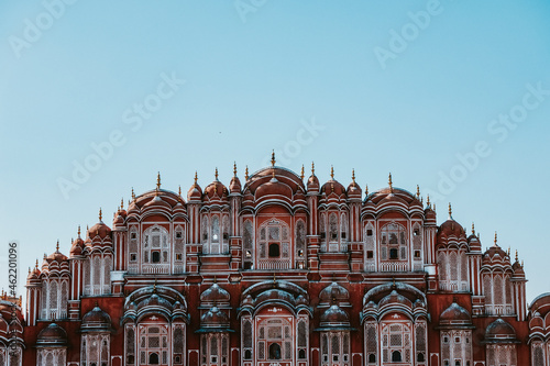 Hawa Mahal palace Jaipur, India, vivid tone