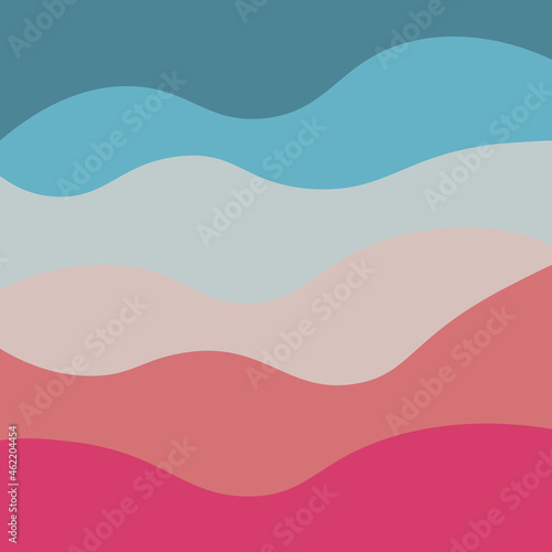 Abstract wave background layout colorful vector illustration
