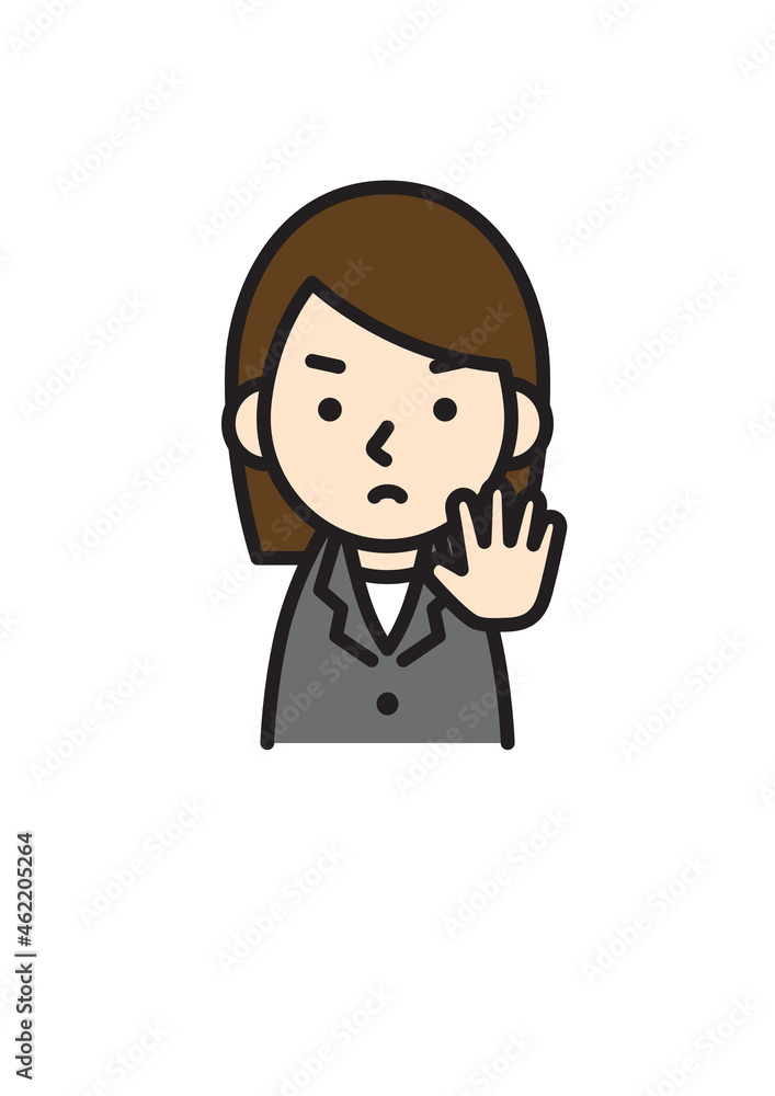 働く人　女性　サラリーマン　スーツ