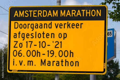 Billboard Amsterdam Marathon At Amsterdam The Netherlands 11-10-2021