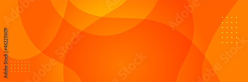 Modern red orange banner background