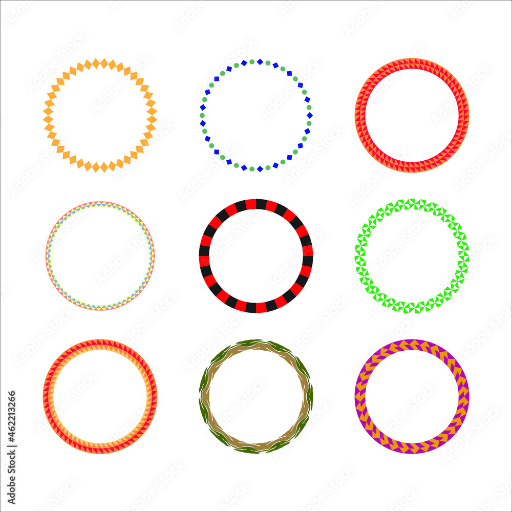 Frame Circle vector Line on white background image for web, presentation, logo, Icon Symbol, frame, photo Frame Circle vector Line on white background image for web, presentation, logo, Icon Symbol, frame, photo