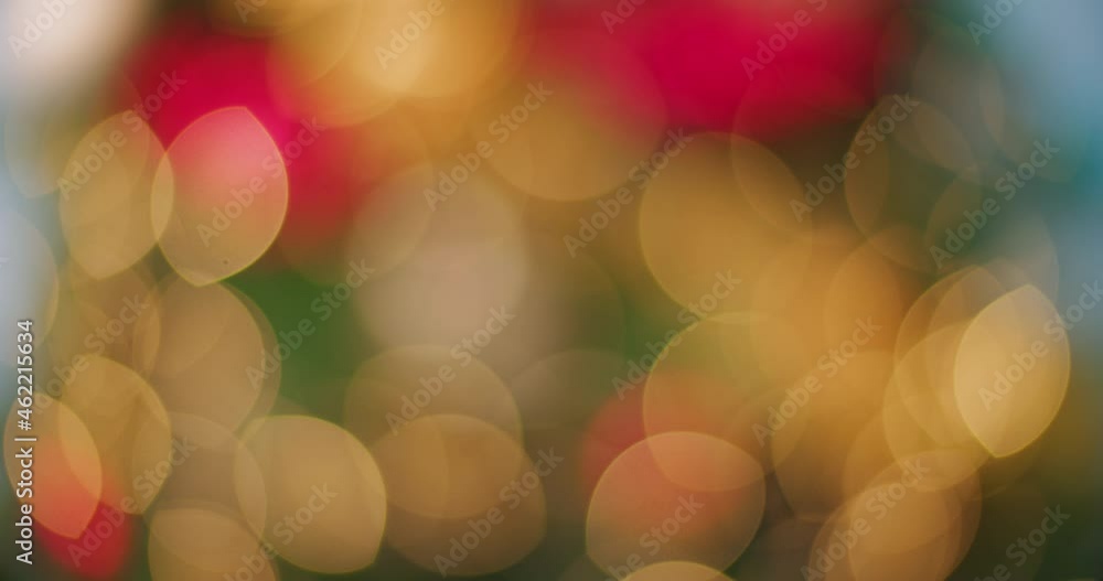 Defocused bokeh background of illuminated Christmas tree. Defocused bokeh background of illuminated Christmas tree.