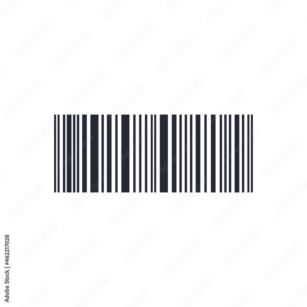 Barcode icon. Scan label. Product information. Vector illustration isolated.