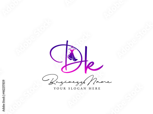 Fashion DK Logo, Modern dk d k Logo Letter Vector For Clothing, Apparel Fashion Dress Shop