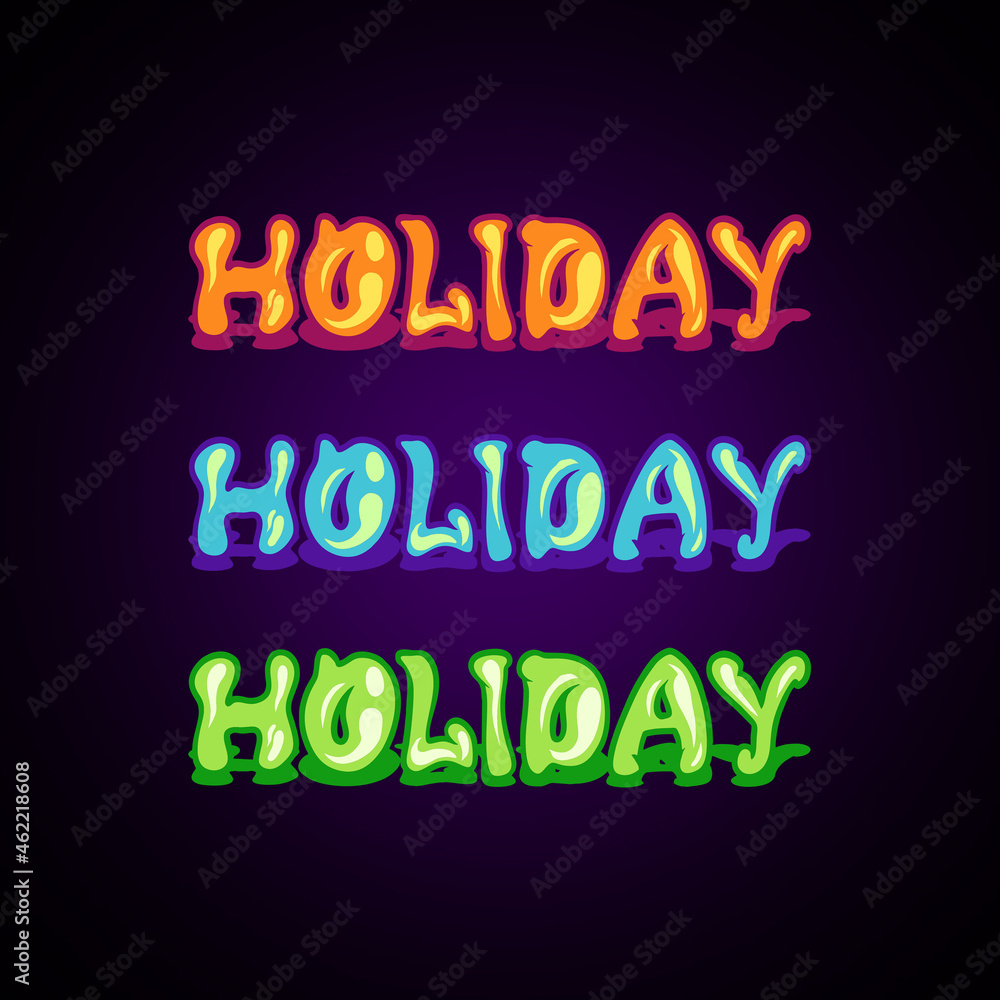 Holiday Typeface
