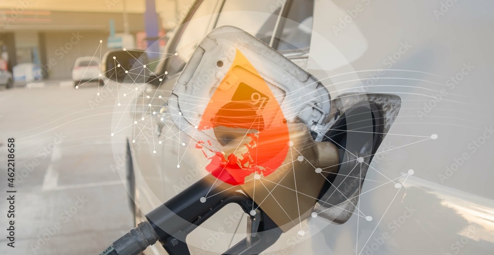 Refueling, Futuristic Refueling Concept car bus station energy