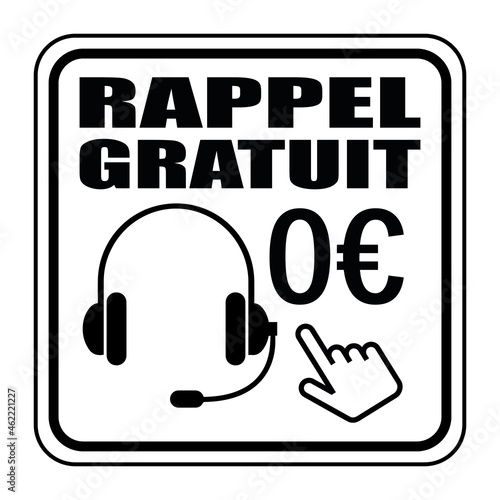 Logo rappel gratuit.